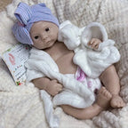 Image of Reborn Baby Dolls 18Nch Meadow Girl Can Open Mouth Full Solid Soft