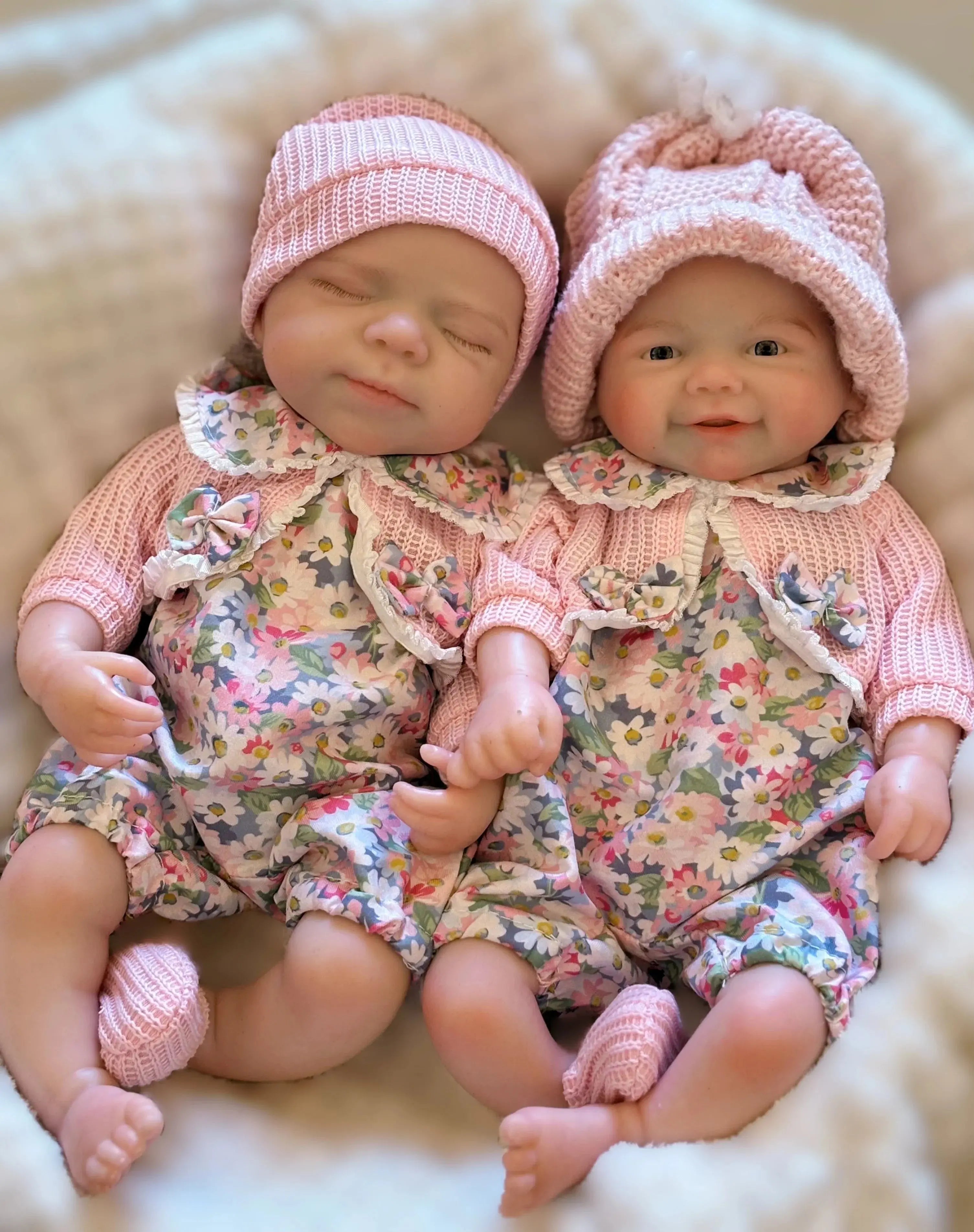 Image of Reborn Baby Dolls 13Inch Open Mouth Reborn Dolls Pascale&Vivienne