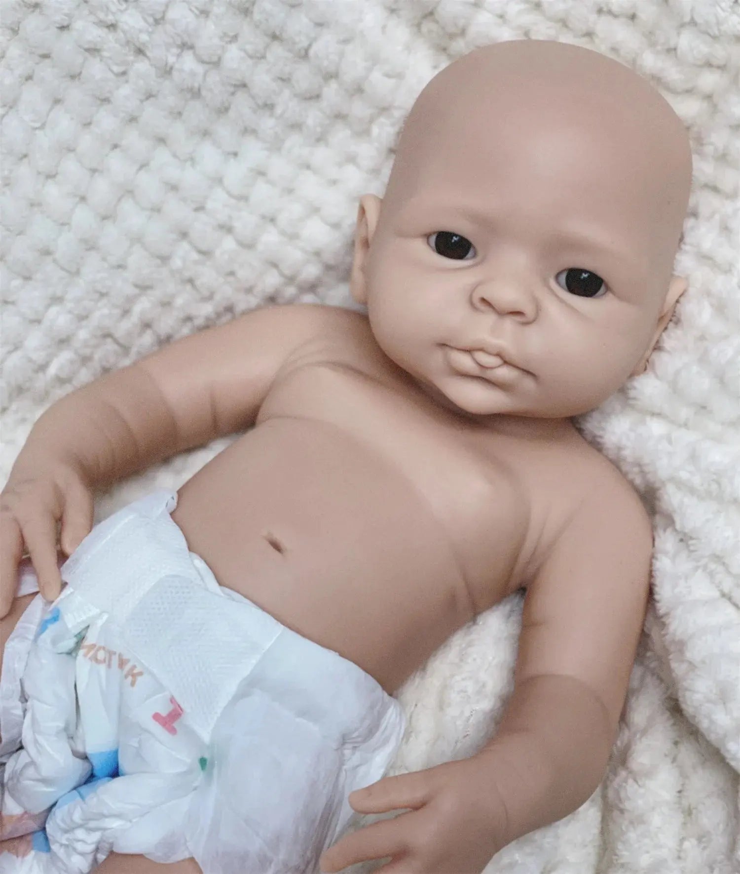 Image of Reborn Baby Dolls 17Inch Washable Full Body Solid Silicone Bebe