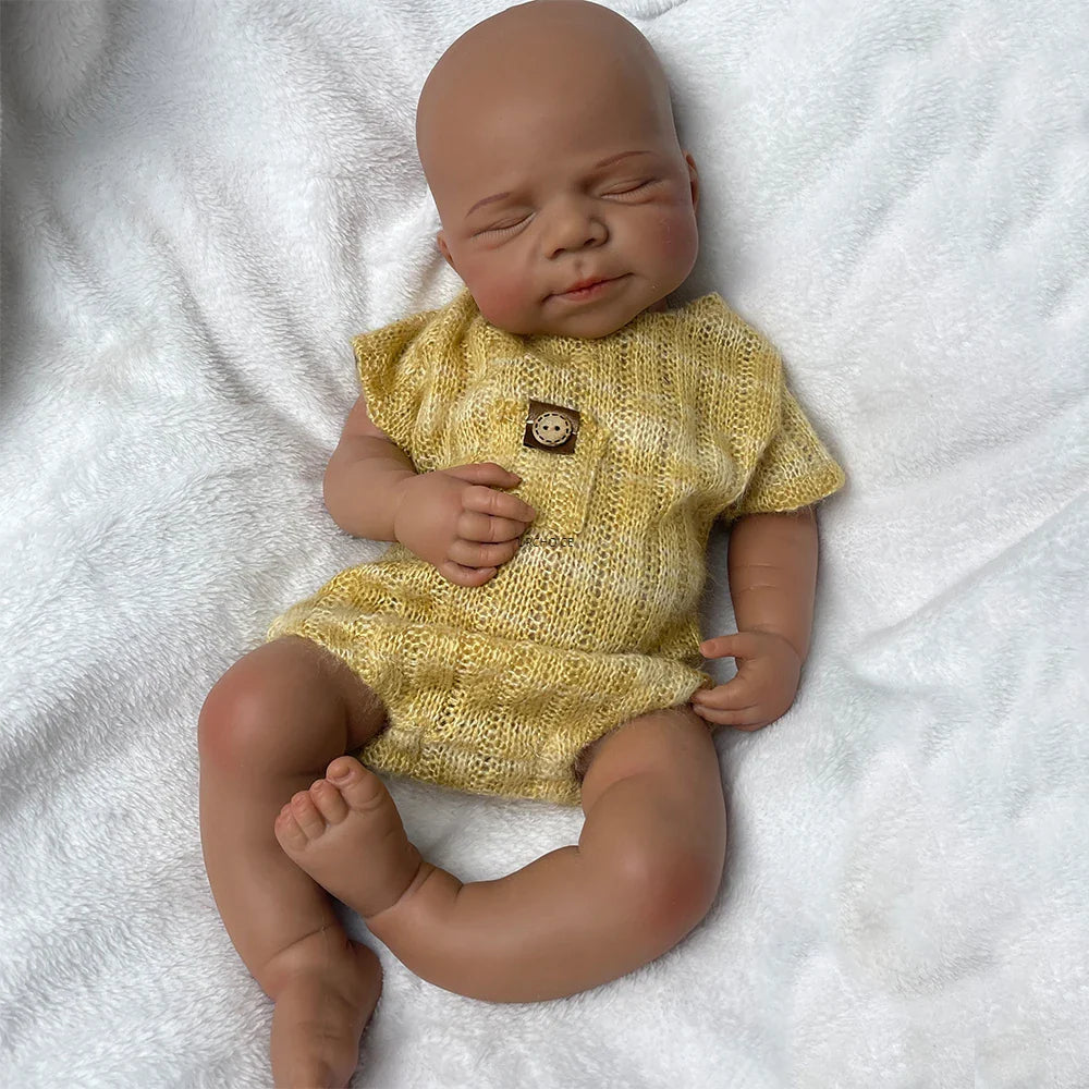 Image of Reborn Baby Dolls 19Inch Lifelike Silicone Reborn Baby Girl & Boy