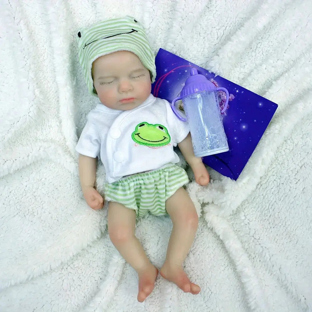Image of Reborn Baby Dolls Reborn Dolls 33Cm Open Mouth Silicone Loulou Full