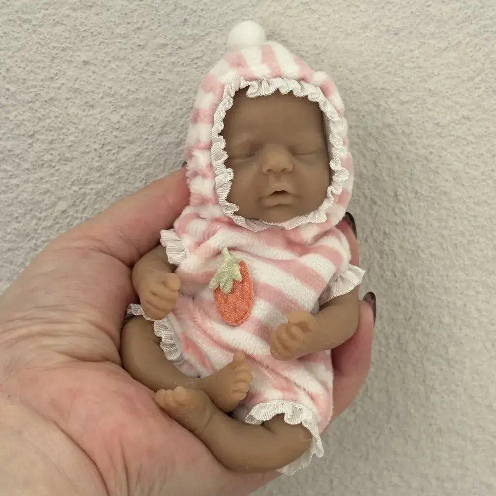 Image of Reborn Baby Dolls Anjo Doll 15Cm Mini Full Body Soft Adorable