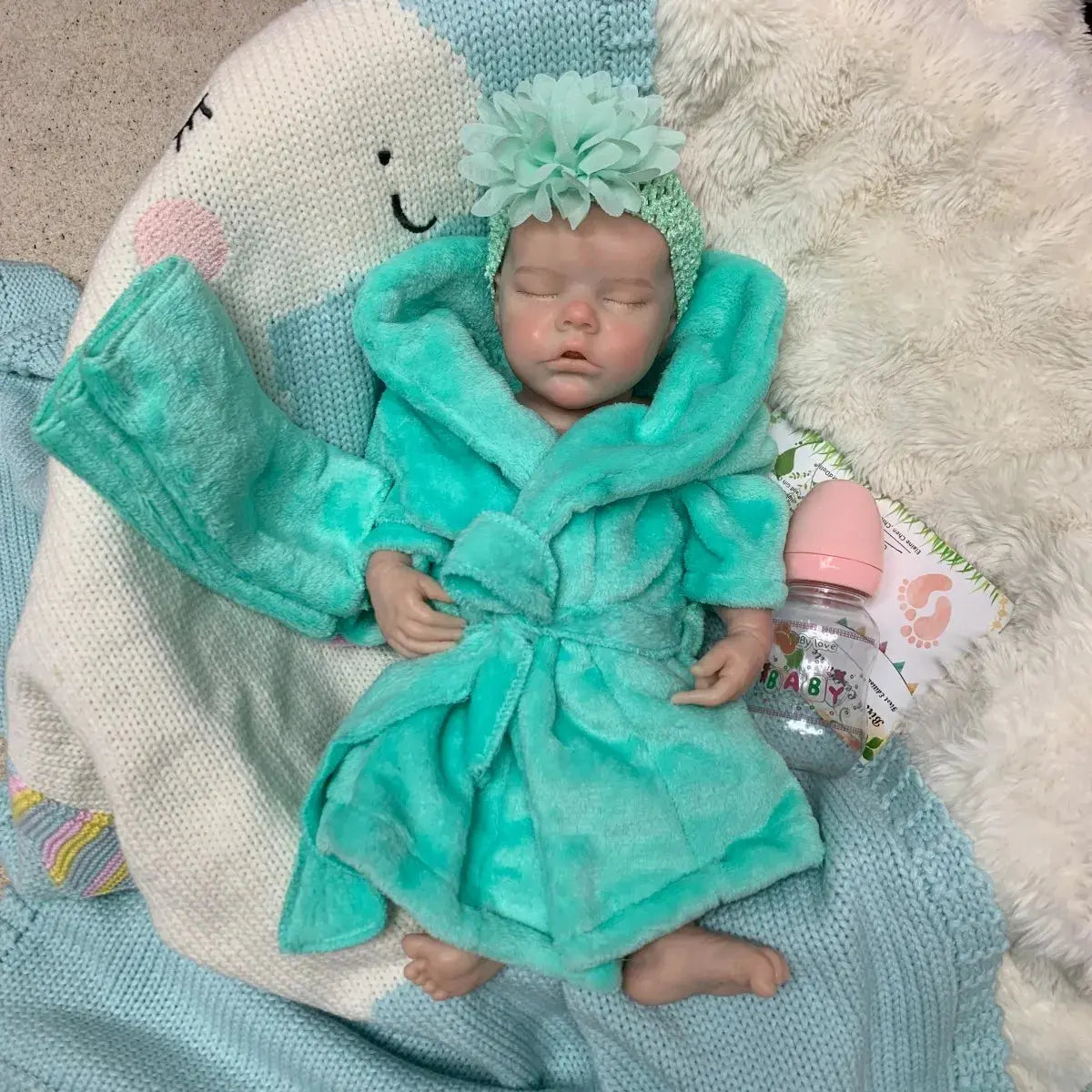 Image of Reborn Baby Dolls 45Cm Twins B Full Body Solid Silicone Reborn Dolls