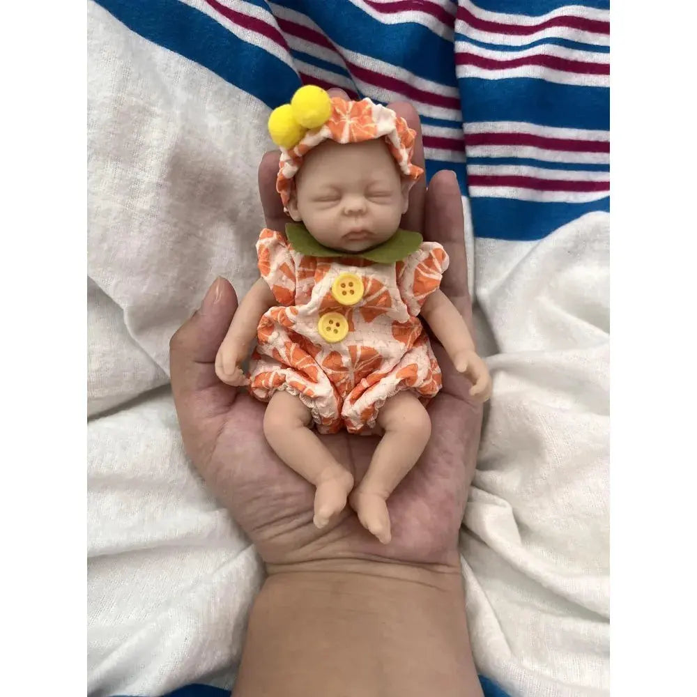 Image of Reborn Baby Dolls 6 Inch Reborn Baby Doll Realistic Miniature