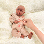 Image of Reborn Baby Dolls Full Platinum Silicone Body Baby Black Girl Reborn