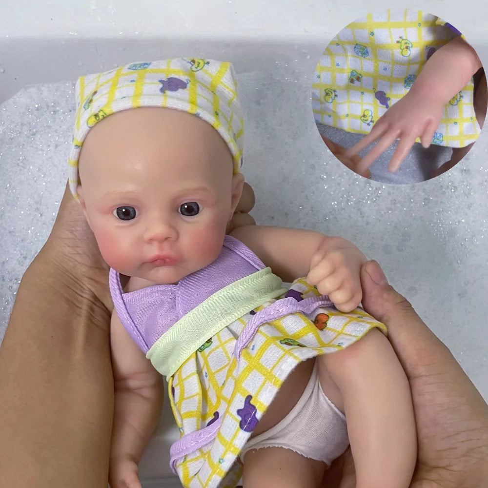 Image of Reborn Baby Dolls Mini 30Cm Full Silicone Reborn Baby Meadow Doll