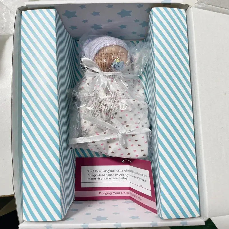 Image of Reborn Baby Dolls Reborn Baby Doll 7 Inch Full Body Silicone Doll