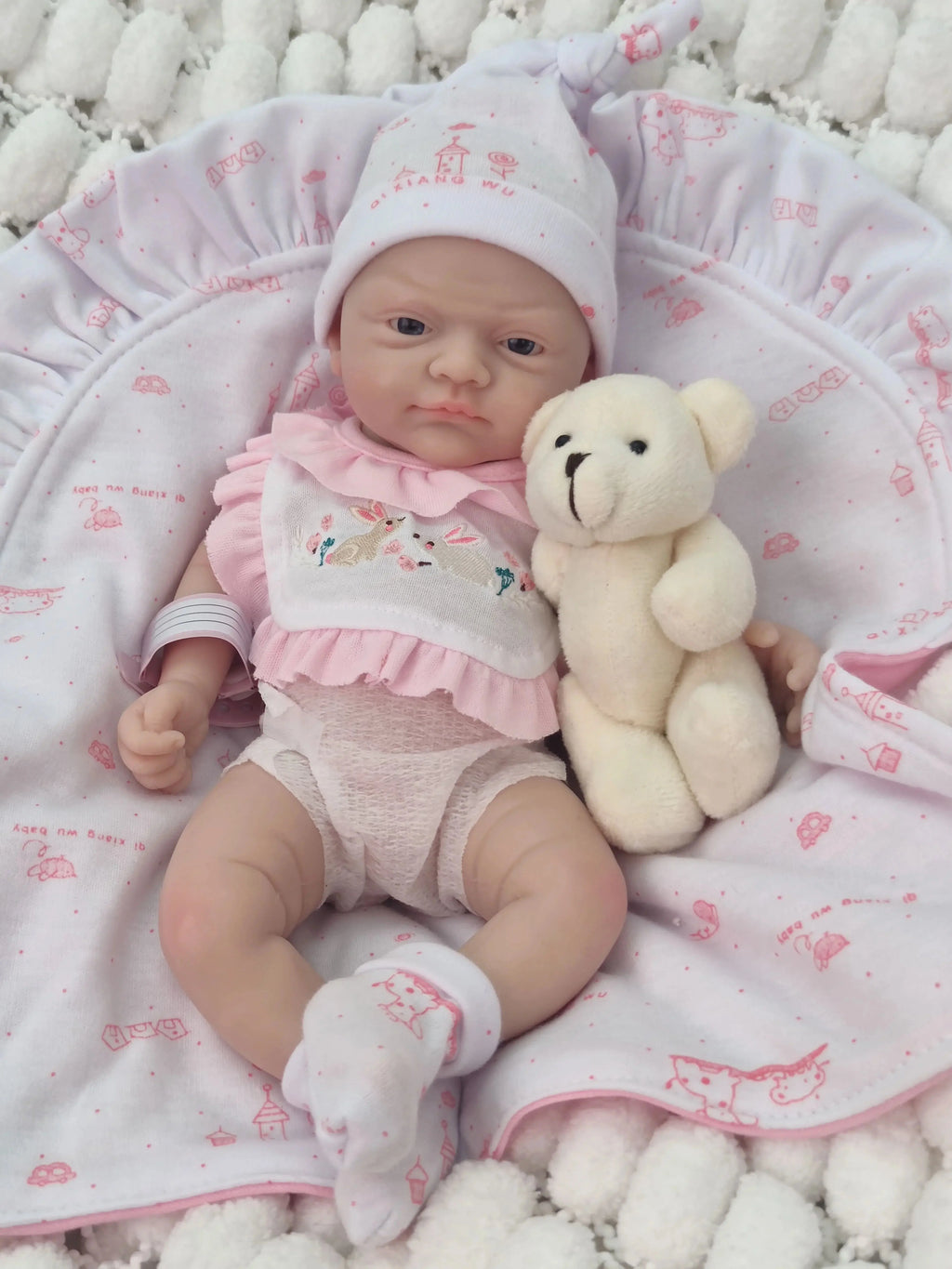 Image of Reborn Baby Dolls 12 Inches Soft Silicone Reborn Baby Doll Boy -