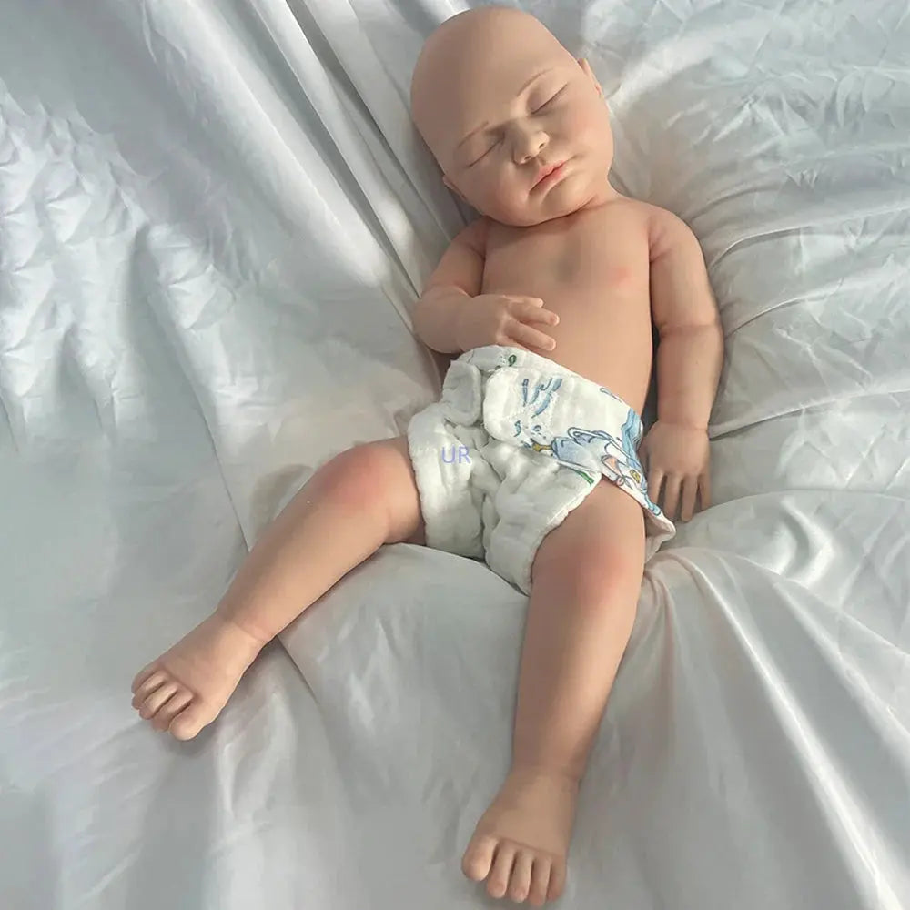 Image of Reborn Baby Dolls 55Cm 22" Weighted Super Soft Platinum Silicone