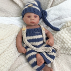 Image of Reborn Baby Dolls Handmade 16Inch Lifelike Silicone Reborn Baby Boy