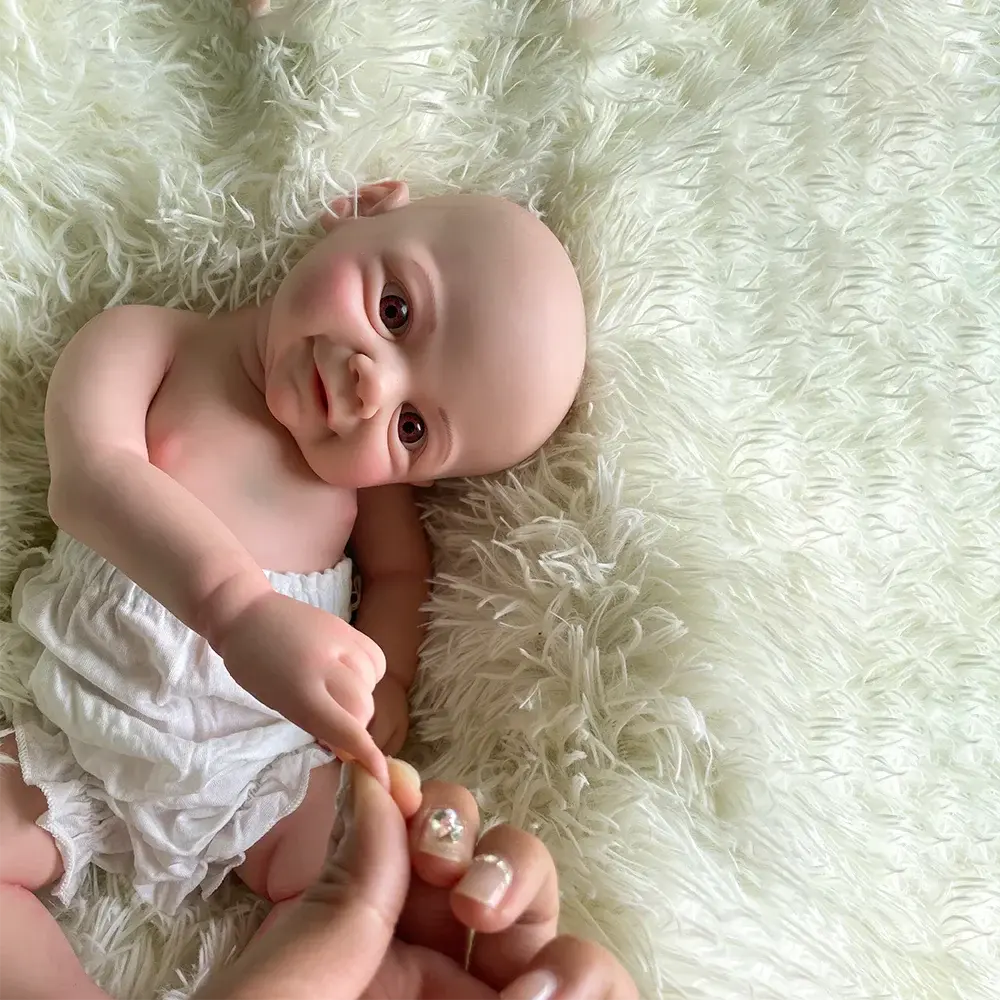 Image of Reborn Baby Dolls Soft 18 Inch Reborn Doll Full Body Platinum