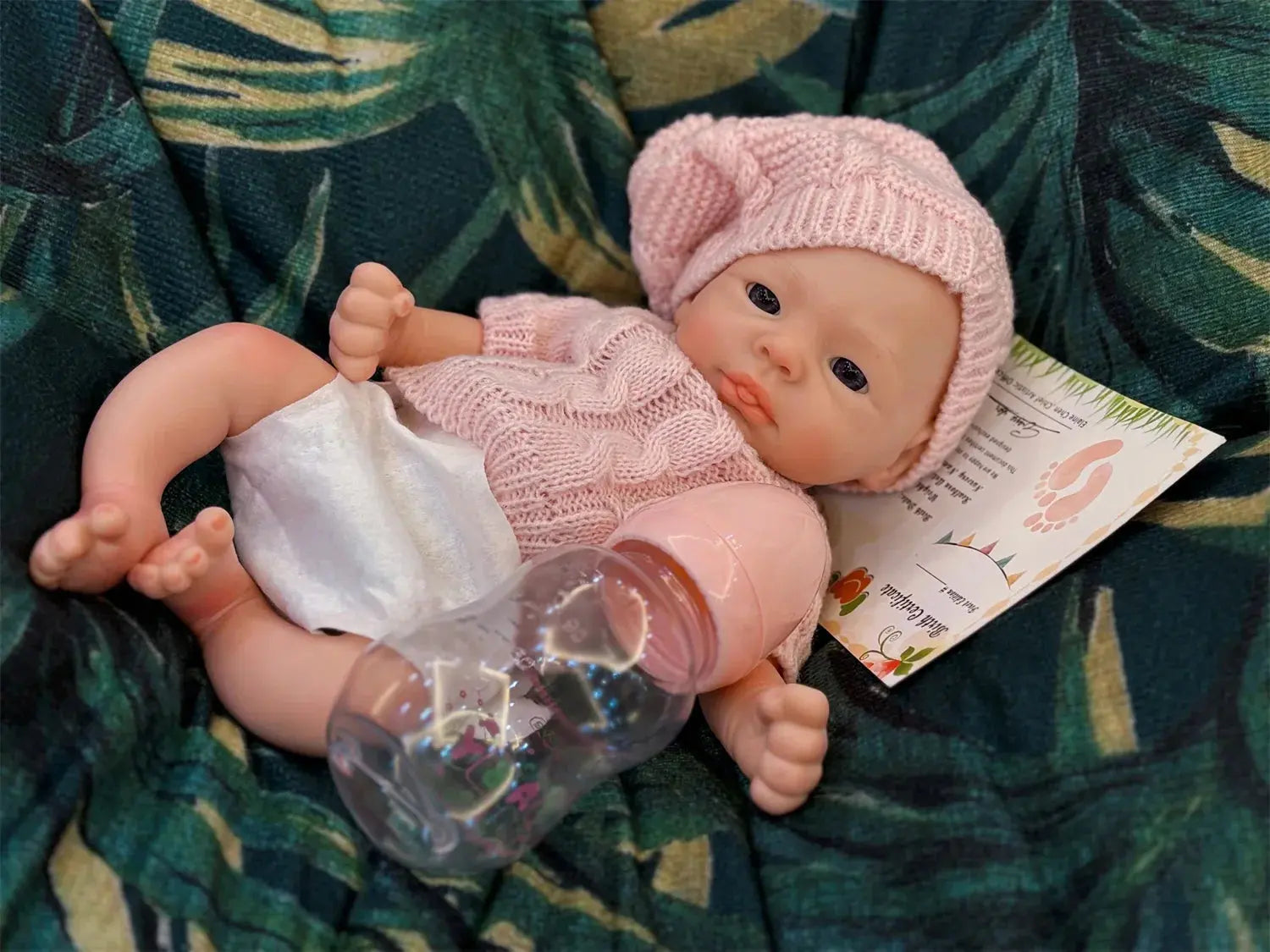 Image of Reborn Baby Dolls 13Inch Can Washable Open Eyes Whold Body Solid