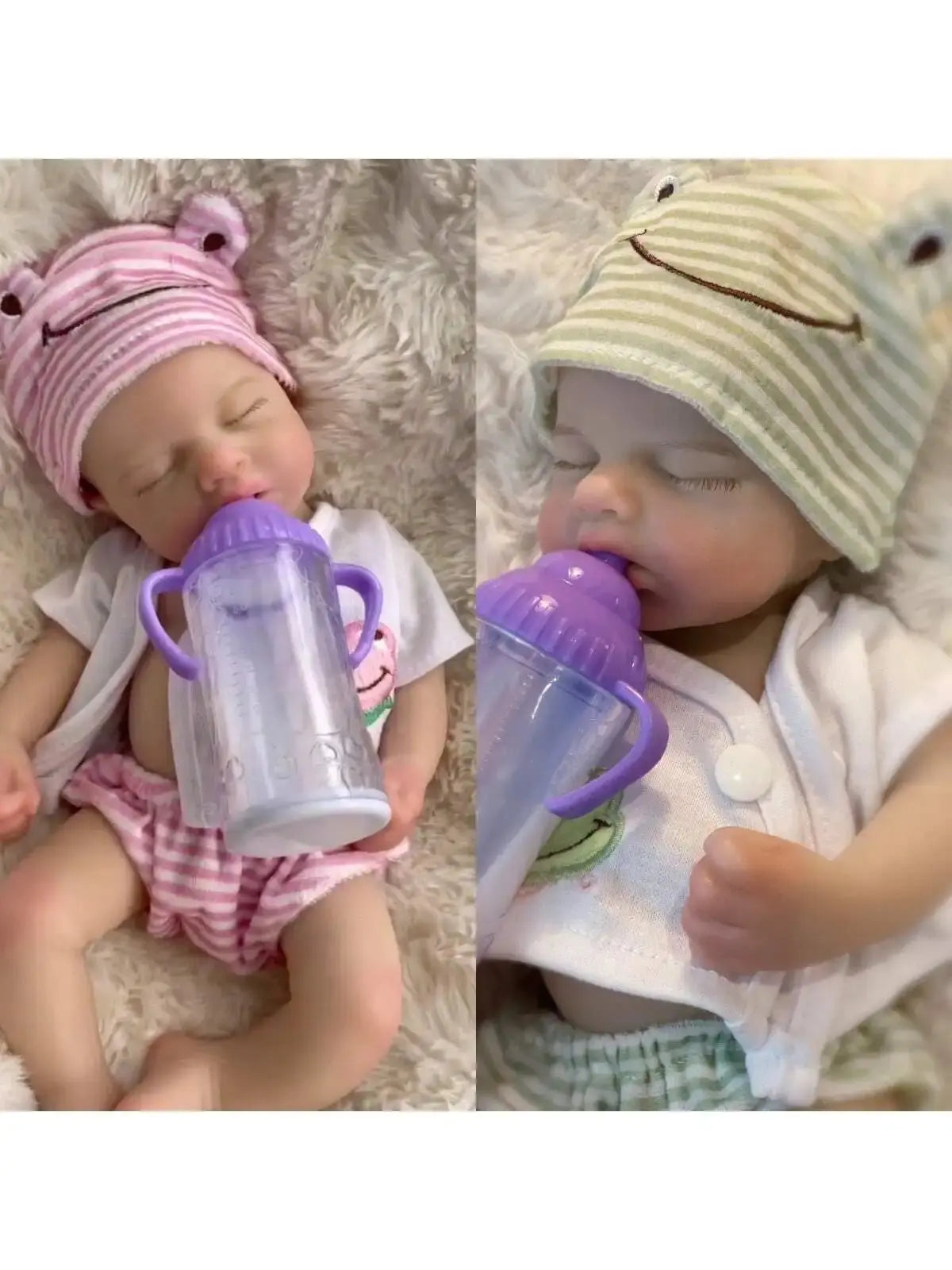 Image of Reborn Baby Dolls 13-Inch Silicone Loulou Reborn Girl Or Boy Baby