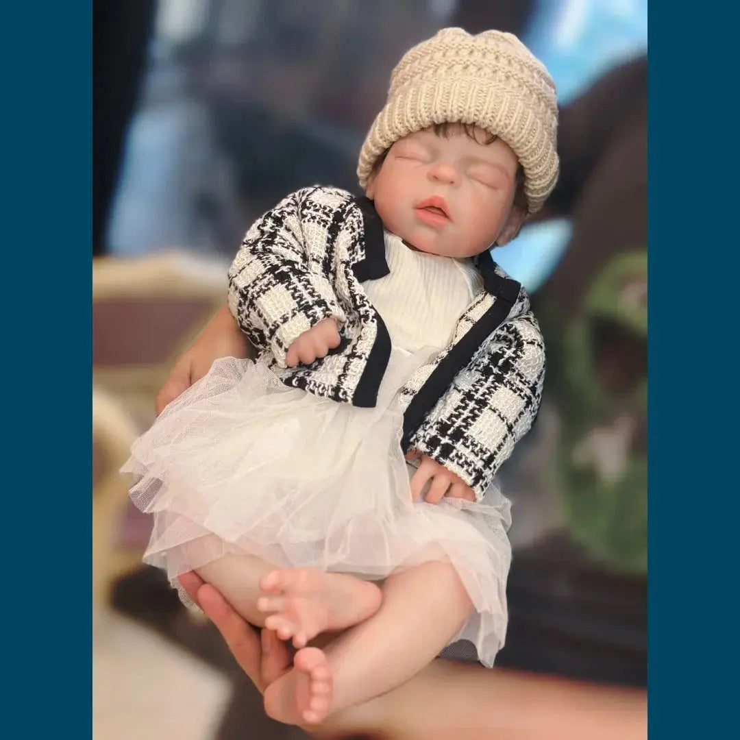 Image of Reborn Baby Dolls 22Inch Big Size Can Open Mouth Bébé Reborn De