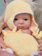 Image of Reborn Baby Dolls 17Inch Washable Full Body Solid Silicone Bebe
