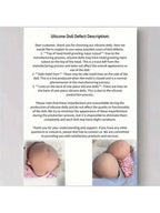 Image of Reborn Baby Dolls Saskia 10-Inch Lifelike Solid Silicone Reborn Boy |