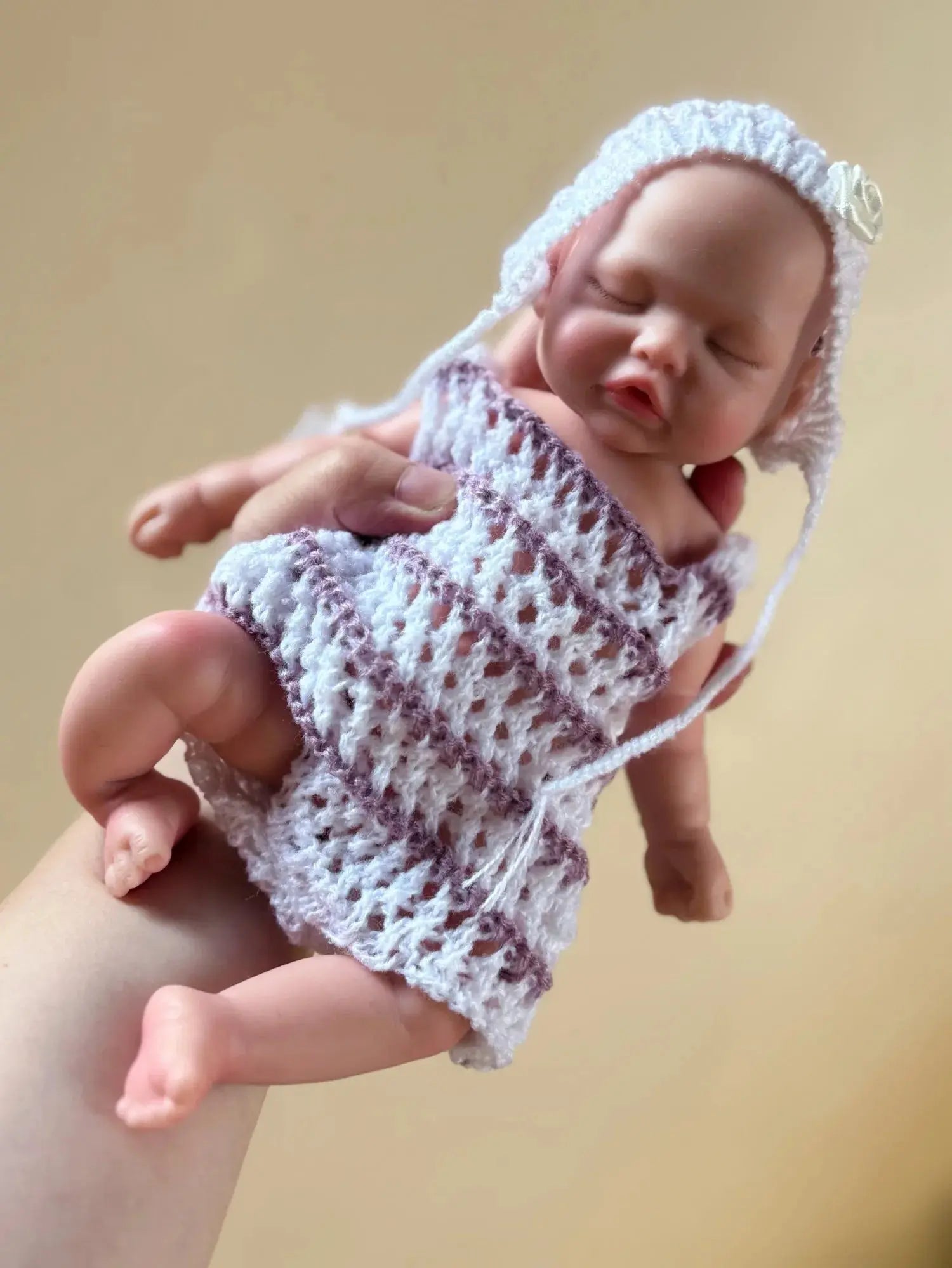 Image of Reborn Baby Dolls 10Inch Silicone Girl Reborn Doll Waterproof
