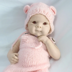Image of Reborn Baby Dolls 19 Inch Lifelike Silicone Reborn Baby Doll Girl