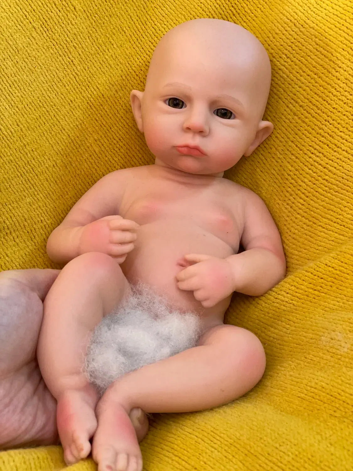 Image of Reborn Baby Dolls 33Cm Painted Cameron Solid Silicone Bebe Reborn