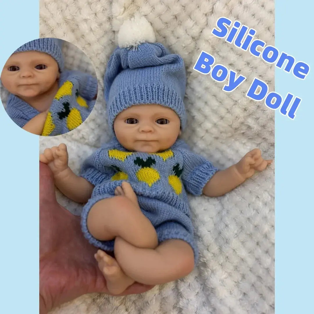 Image of Reborn Baby Dolls 33Cm Washable Coco Full Body Silicone Bebe Reborn