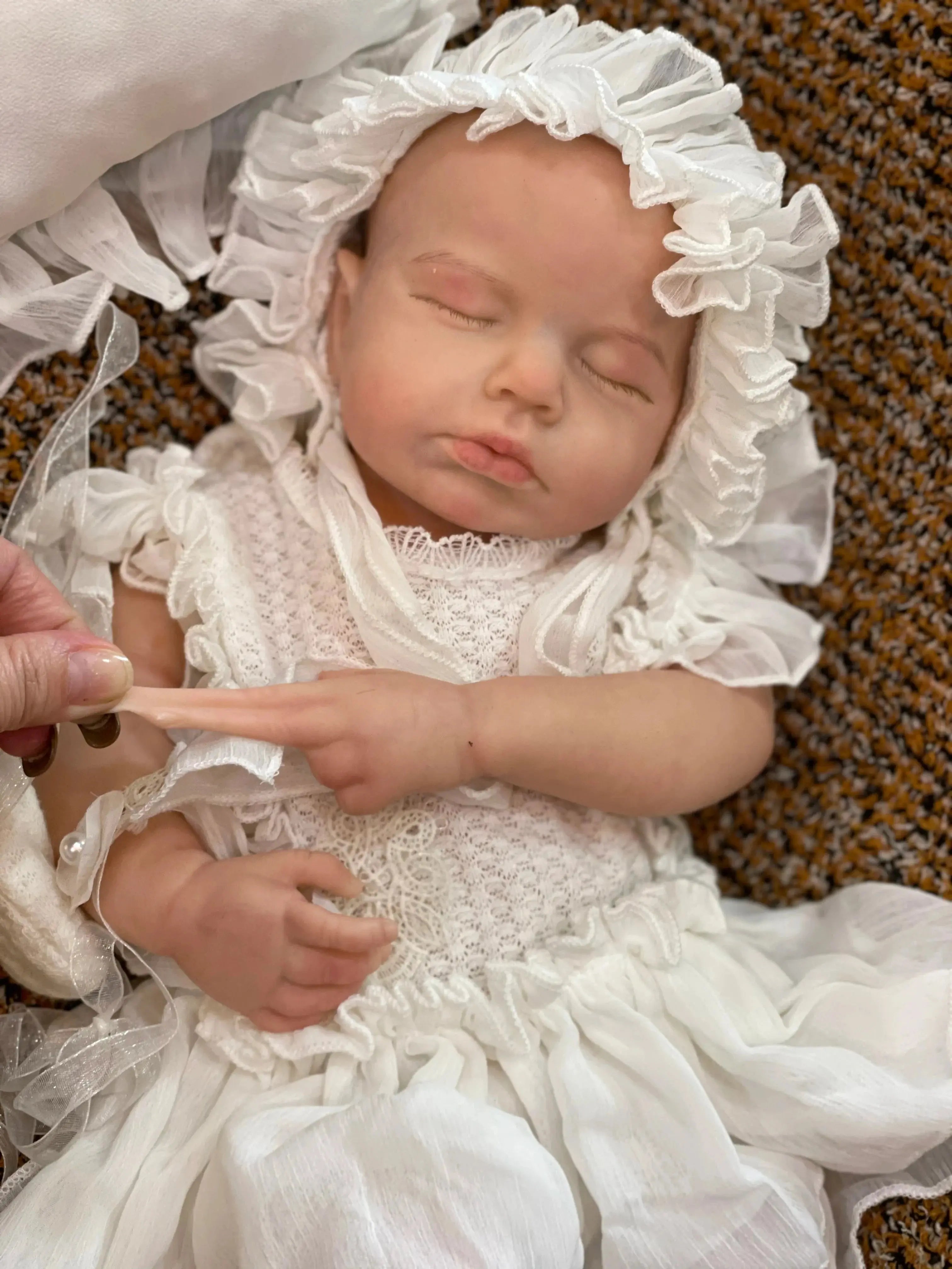 Image of Reborn Baby Dolls 45Cm Boy/Girl Loulou All Silicone Reborn Doll