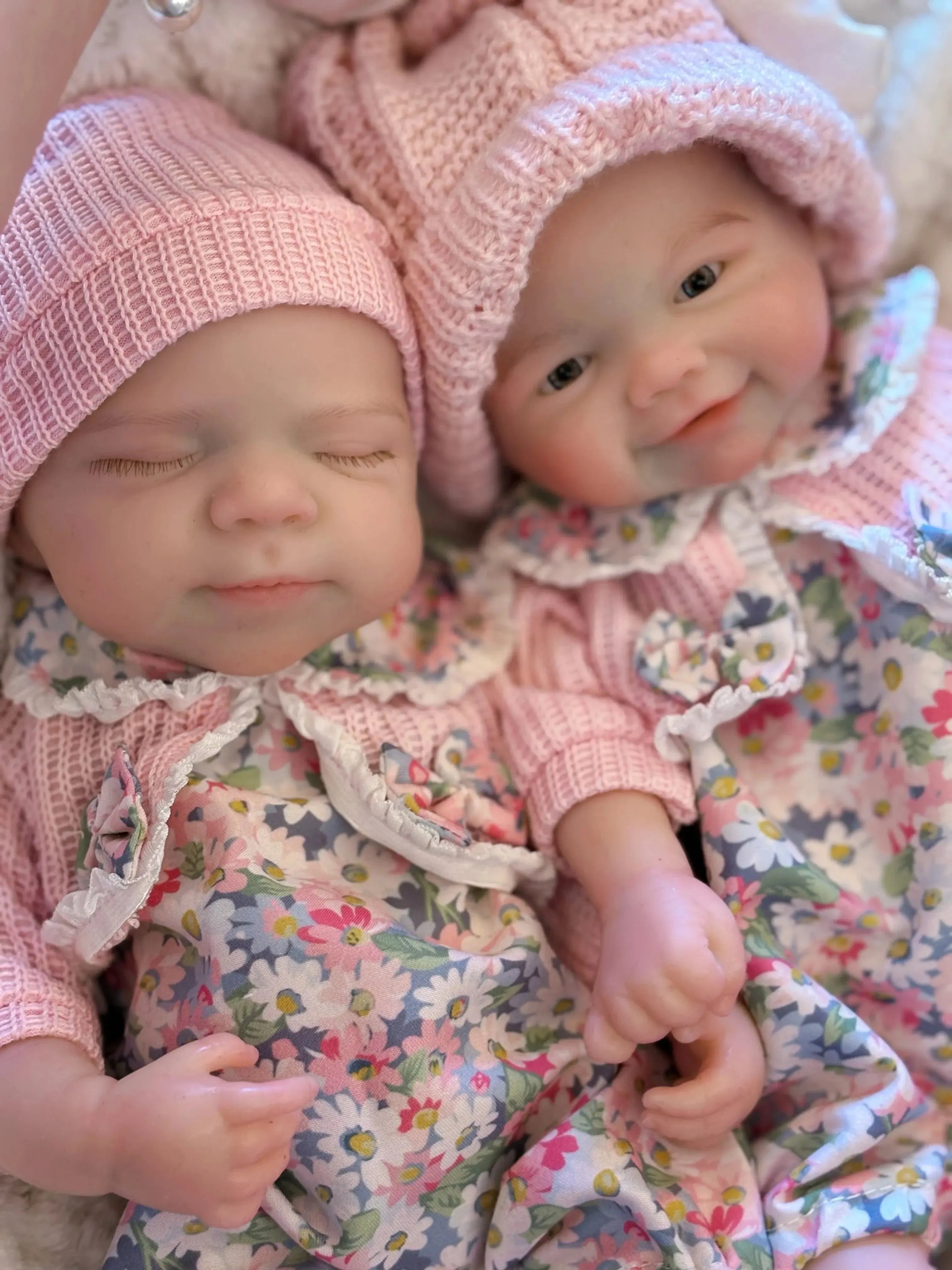 Image of Reborn Baby Dolls 13Inch Open Mouth Reborn Dolls Pascale&Vivienne