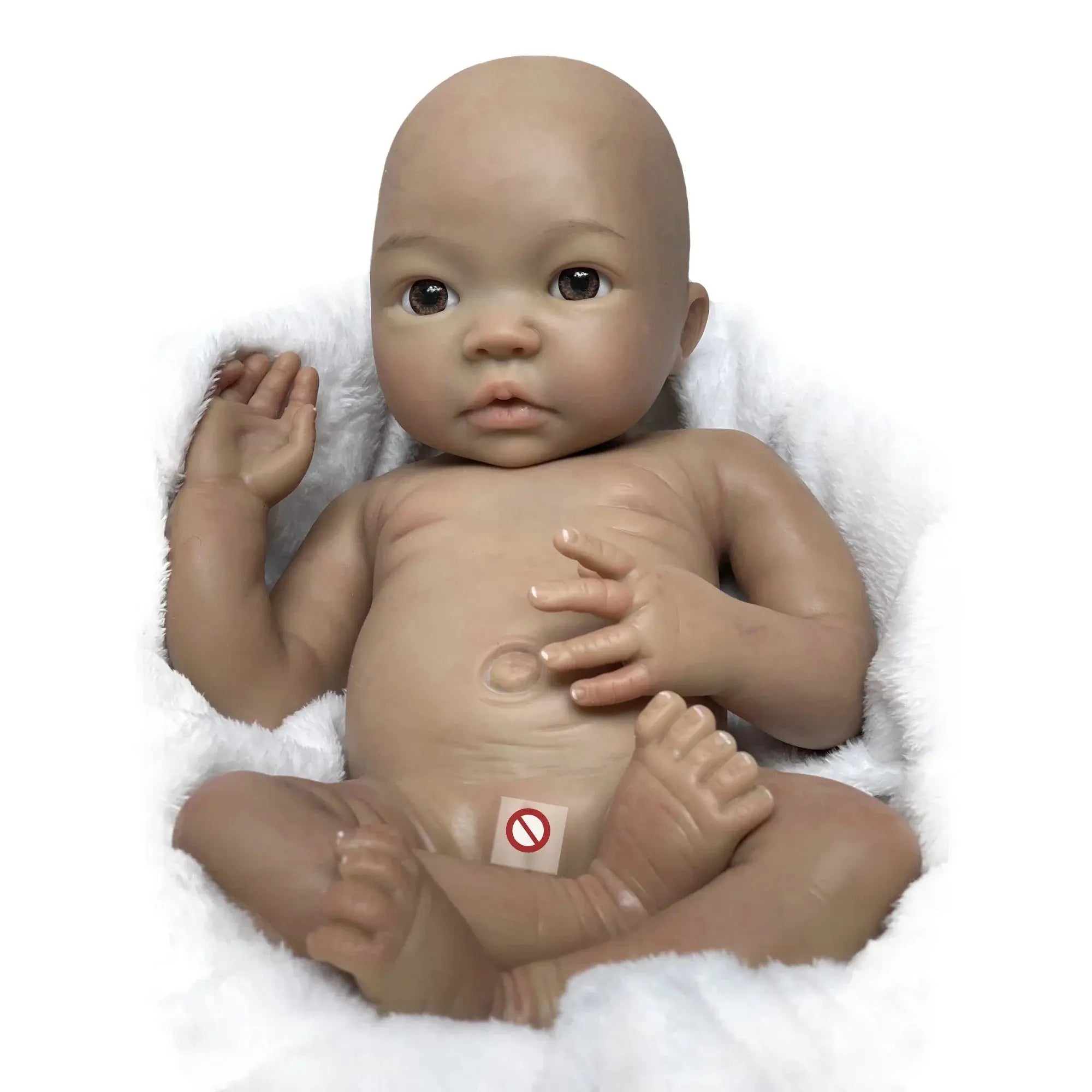Image of Reborn Baby Dolls 18 Inch Full Solid Bebe Reborn Silicone Painted 