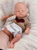 Image of Reborn Baby Dolls 10Inch Silicone Boy Reborn Baby Doll Full Body Soft