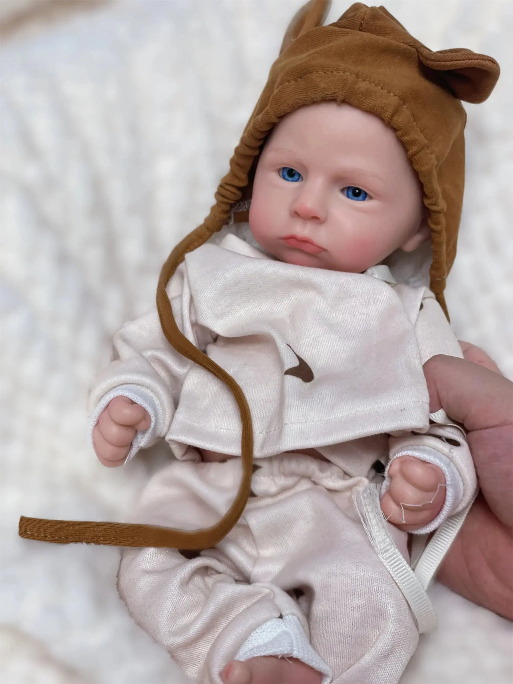 Image of Reborn Baby Dolls 33Cm Painted/Unpainted Silicone Boy Bebe Reborn