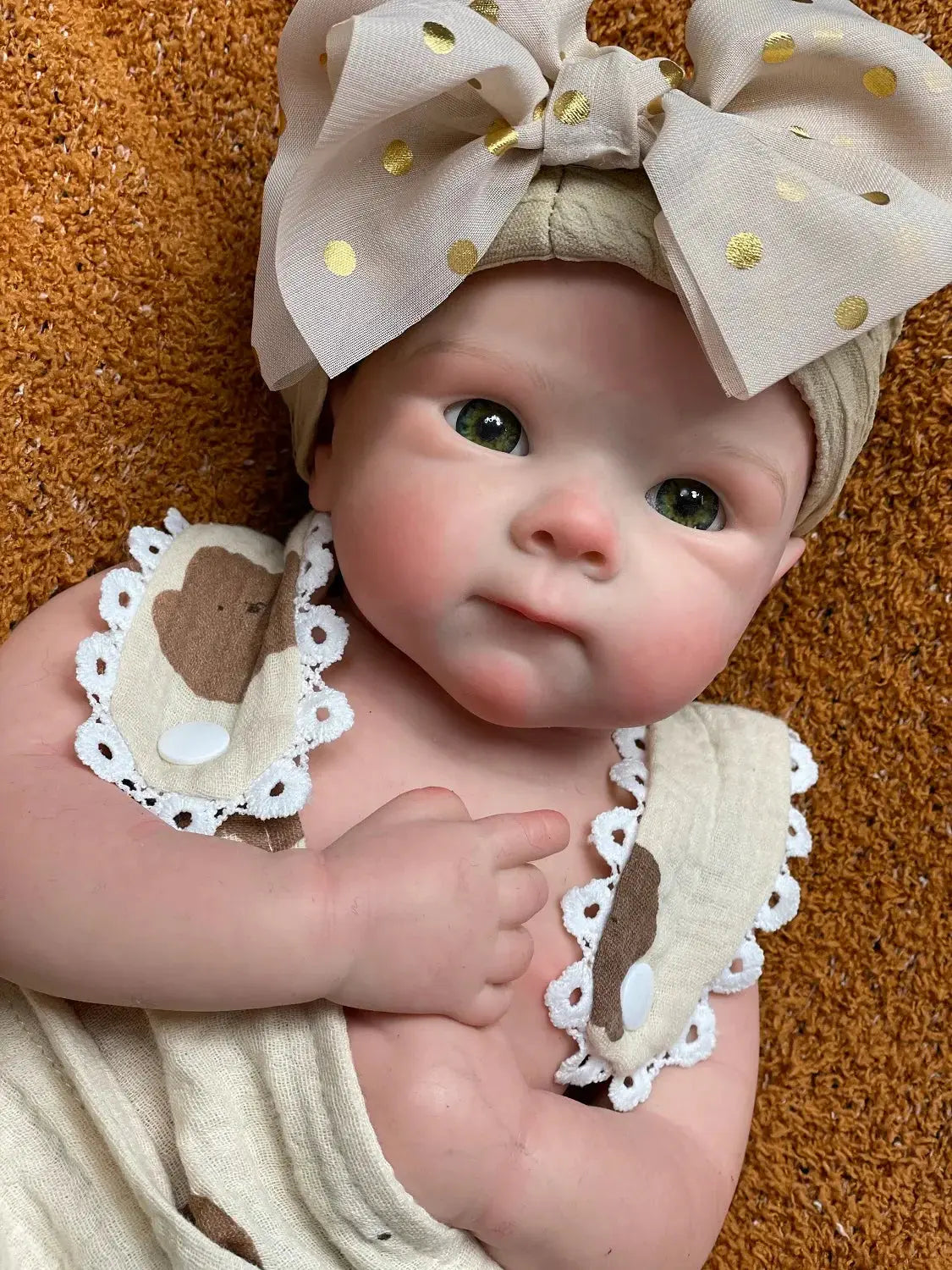 Image of Reborn Baby Dolls 18Inch Can Open Mouth Solid Silicone Bebe Reborn