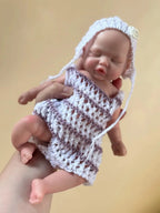 Image of Reborn Baby Dolls 1 Pc 10 Inch Full Body Silicone Bebe Reborn Girl