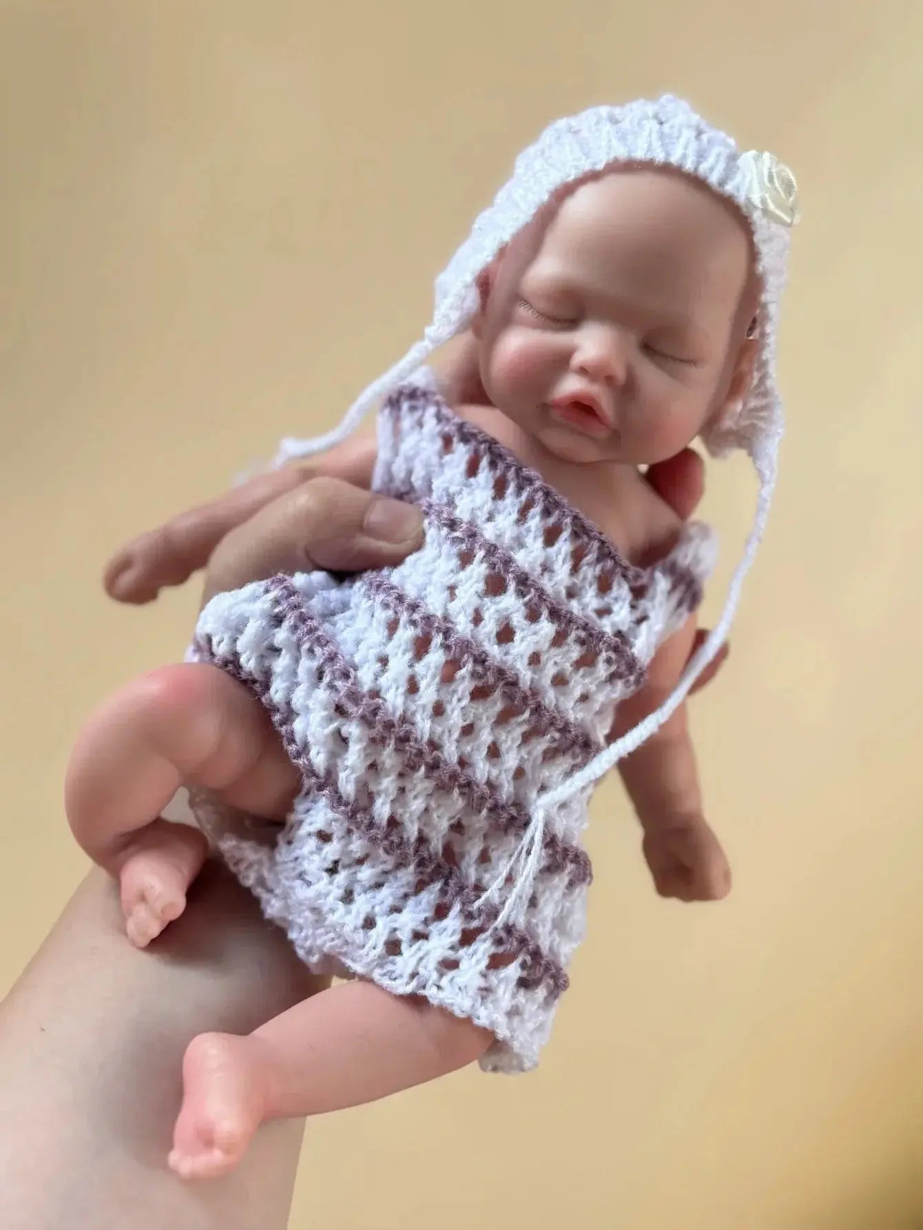 Image of Reborn Baby Dolls 1 Pc 10 Inch Full Body Silicone Bebe Reborn Girl