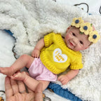 Image of Reborn Baby Dolls 12Inch Preemy Baby Girl Vivienne Full Body Soft