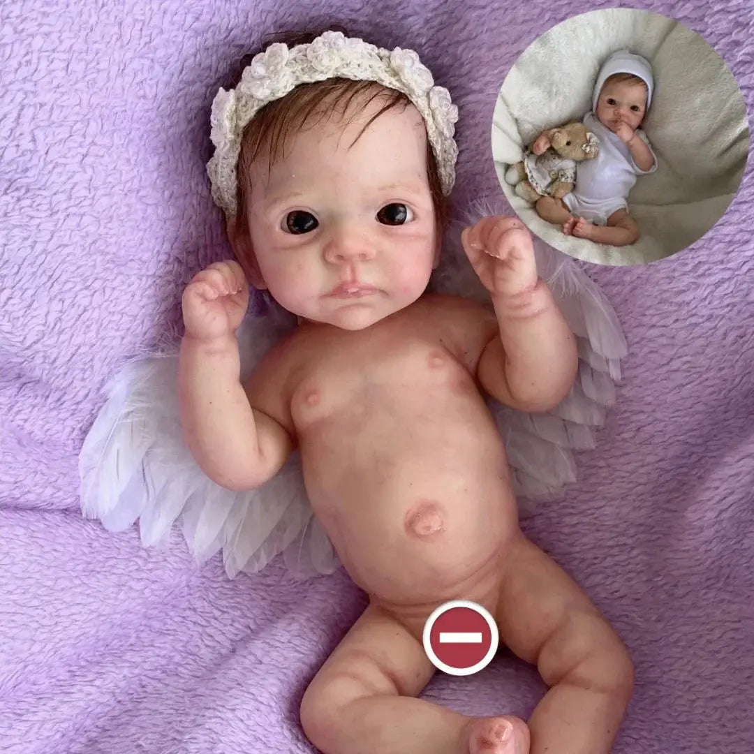 Image of Reborn Baby Dolls 26Cm Waterproof Full Body Silicone Reborn Baby Girl