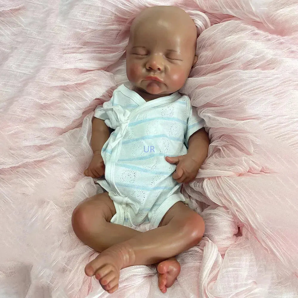 Image of Reborn Baby Dolls Washable 18" Full Body Soft Platinum Silicone