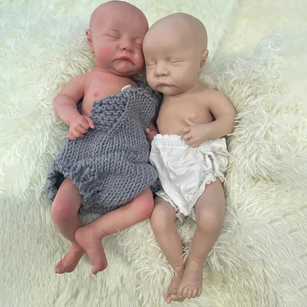 Image of Reborn Baby Dolls Unpainted/Painted 18" Full Solid Silicone Reborn