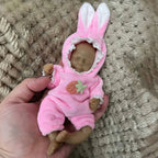 Image of Reborn Baby Dolls 15Cm Painted Full Body Solid Silicone Reborn Mini