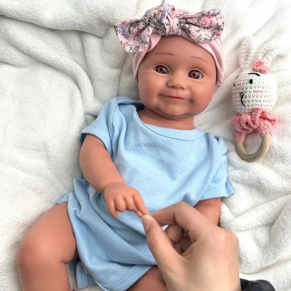 Image of Reborn Baby Dolls 20Inch Parenting Practice Weighted Silicone Reborn
