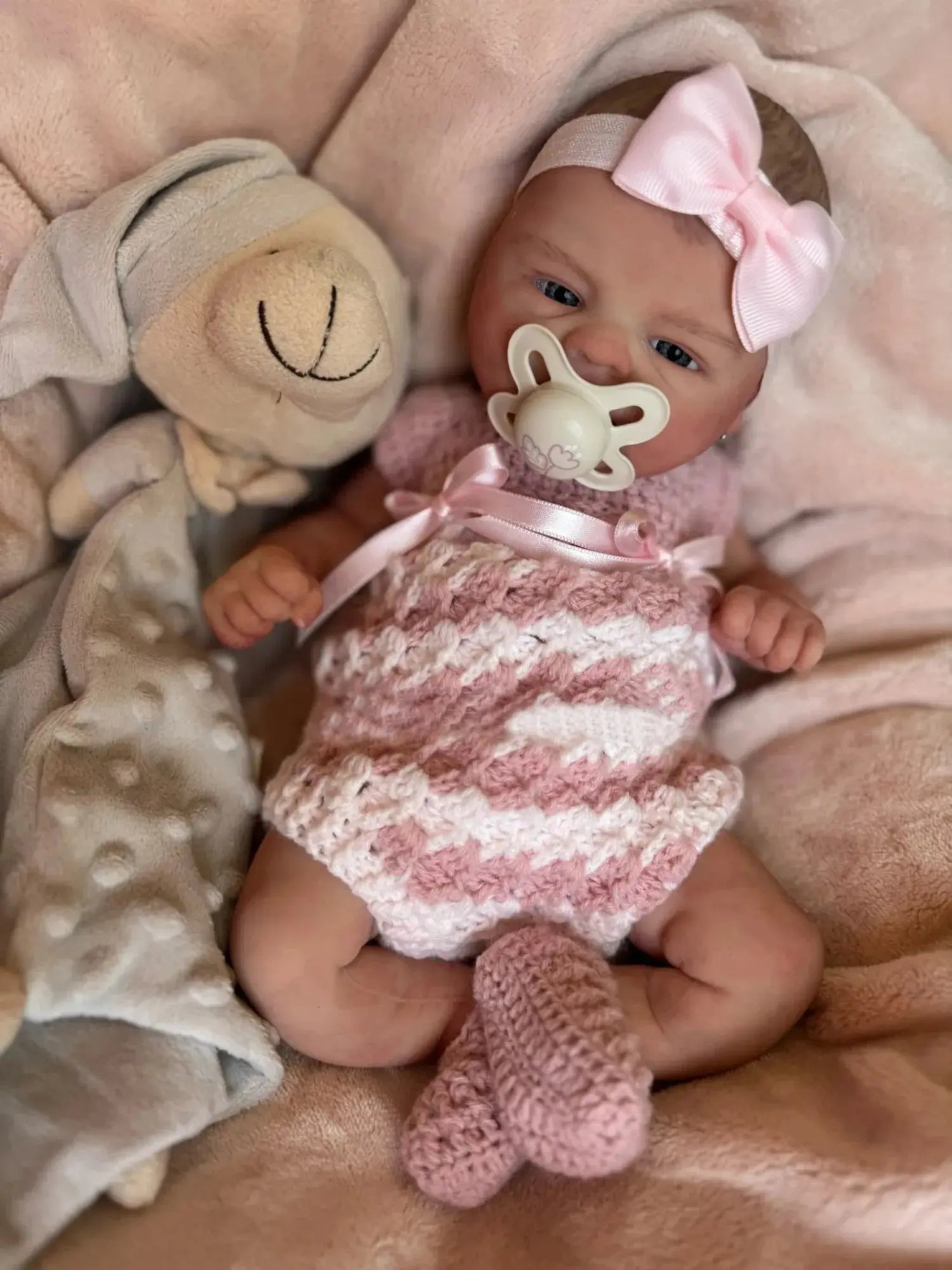 Image of Reborn Baby Dolls 16Inch Coco Bebe All Silicone Reborn Doll Painted