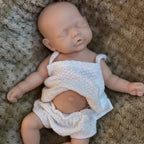 Image of Reborn Baby Dolls 26Cm Close Eyes  Washable Full Body Muñeca De