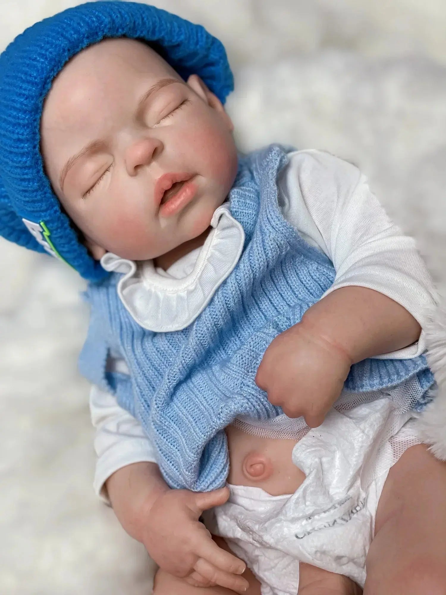 Image of Reborn Baby Dolls 55Cm Washable Solid Silicone Bebe Reborn Girl With