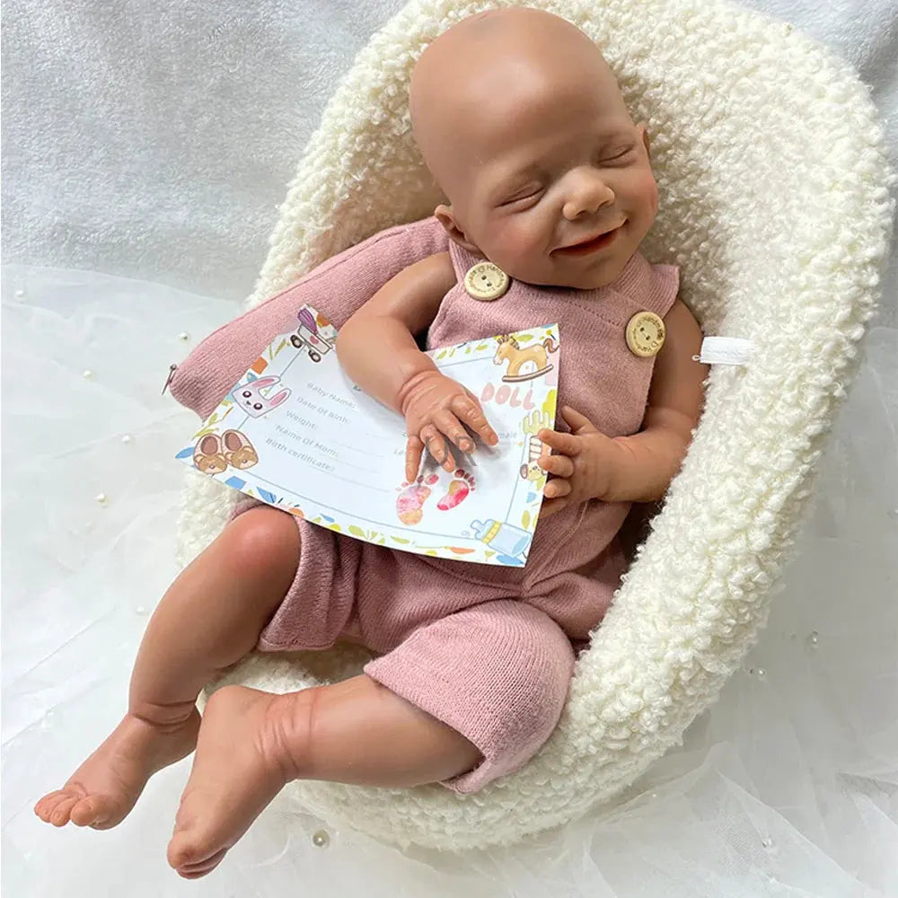 Image of Reborn Baby Dolls 18Inch Baby Girl Full Body Soft Silicone Reborn
