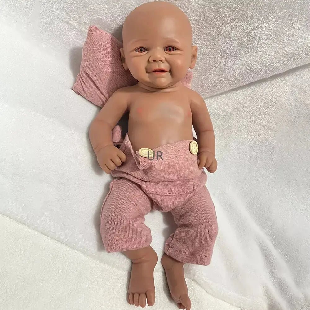 Image of Reborn Baby Dolls Black Newborn Baby Lifelike 1:1 Size And Weight