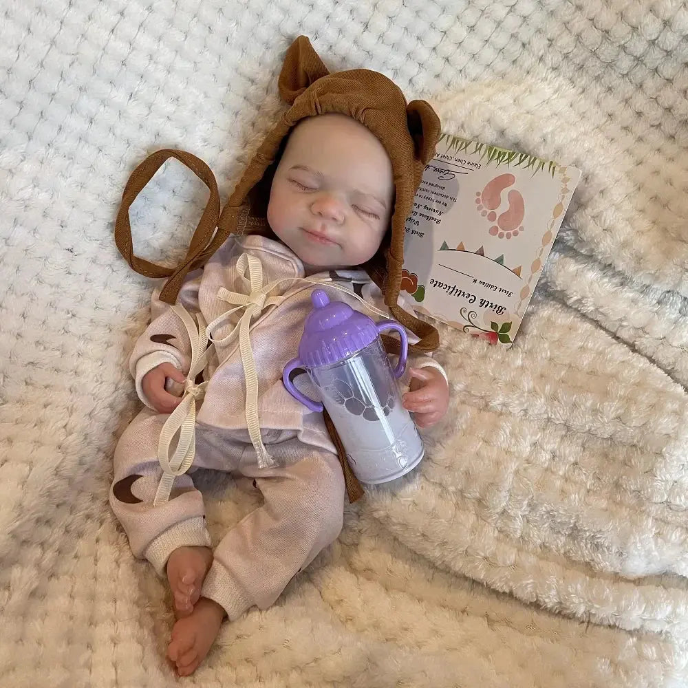 Image of Reborn Baby Dolls 13Inch Open Mouth Pascale Reborn Dolls Full Body