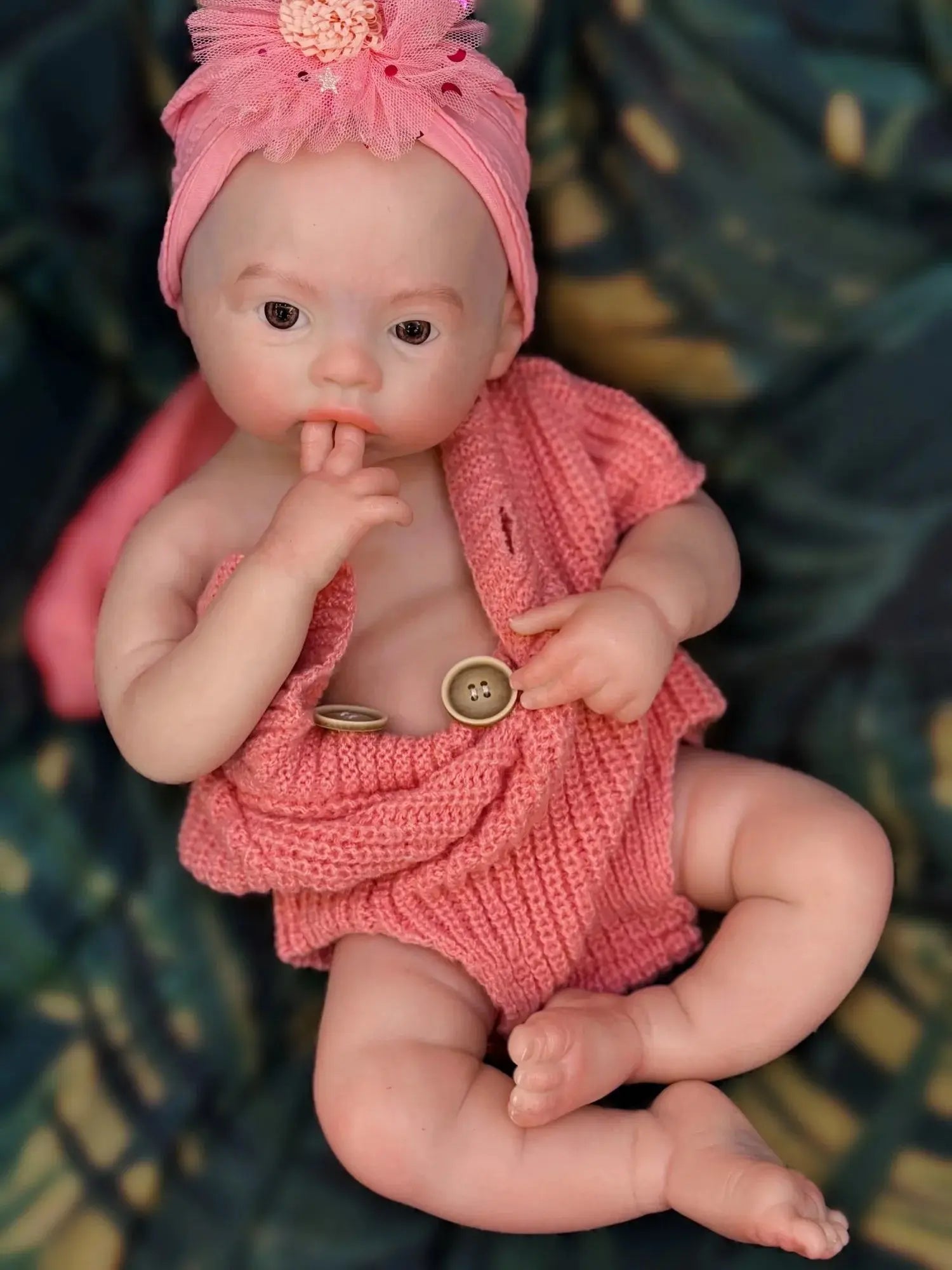 Image of Reborn Baby Dolls 18Inch Open Mouth Meadow Bebe Girl Reborn Baby Doll