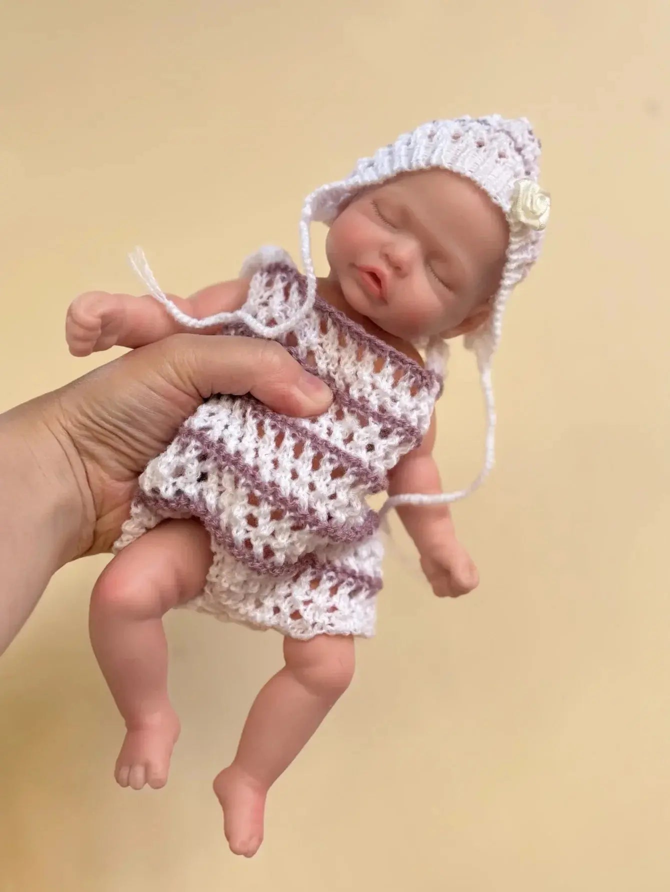 Image of Reborn Baby Dolls 1 Pc 10 Inch Full Body Silicone Bebe Reborn Girl