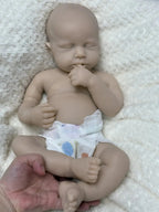Image of Reborn Baby Dolls 45Cm Can Open Mouth &Washable Painted Loulou Solid