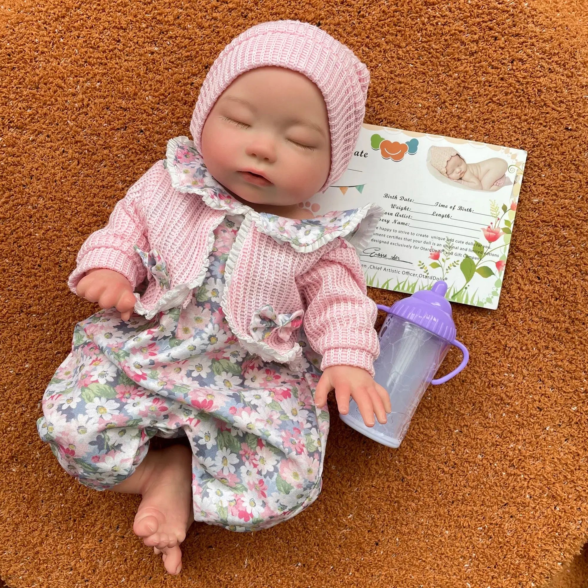 Image of Reborn Baby Dolls 35Cm Cuddly Whold Body Solid Silicone Bebe Reborn
