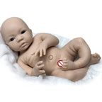 Image of Reborn Baby Dolls 18 Inch Full Silicone Baby Doll Open Eyes Reborn