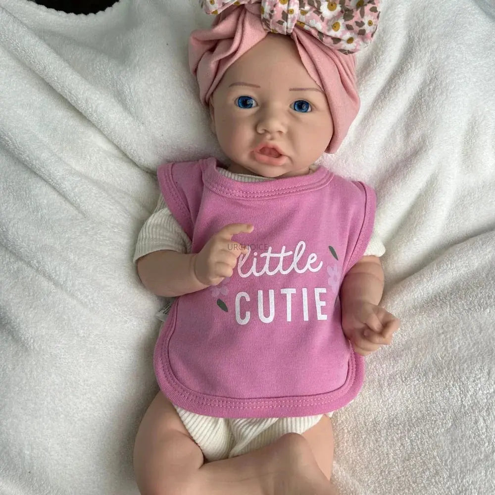 Image of Reborn Baby Dolls Handmade 45Cm Lifelike Full Body Soft Silicone